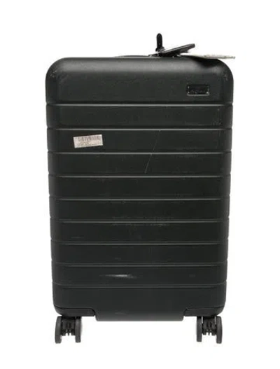 Pre-owned Away Hard Shell Carry-on In Green