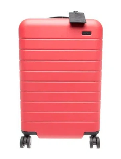 Pre-owned Away Hardshell Carry-on Suitcase W/tags In Red