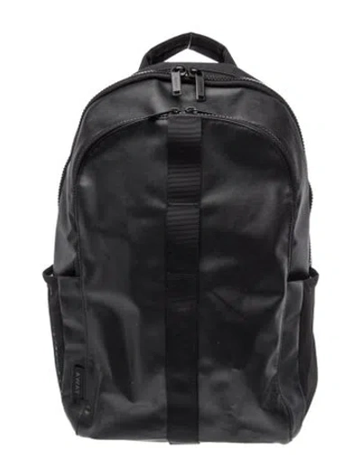 Pre-owned Away Leather Backpack In Black