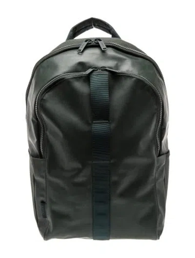 Pre-owned Away Leather Backpack In Gray