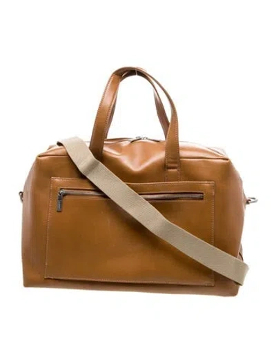 Pre-owned Away Leather Crossbody Bag In Brown