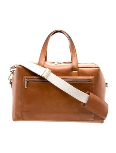 Pre-owned Away Leather Crossbody Bag In Brown