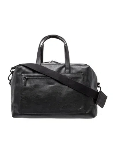 Pre-owned Away Leather Top Handle Bag In Black