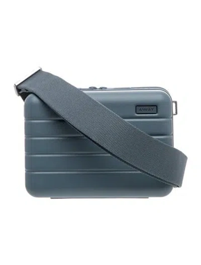 Pre-owned Away Messenger Bag In Blue