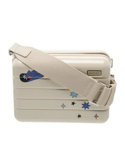 Pre-owned Away Messenger Bag In Neutral