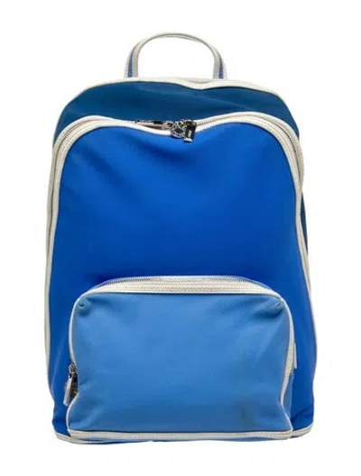 Pre-owned Away Nylon Backpack In Blue