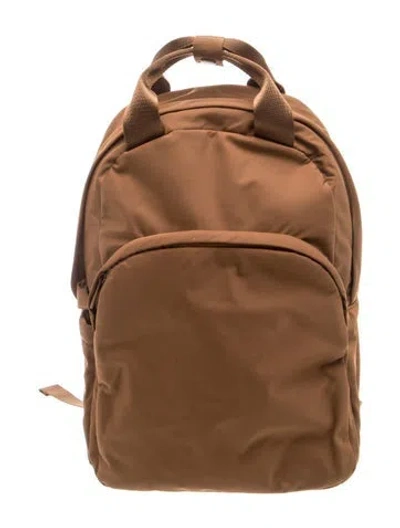 Pre-owned Away Nylon Backpack In Brown