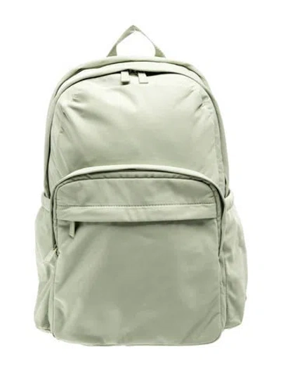 Pre-owned Away Nylon Backpack In Green