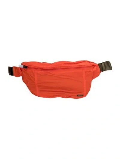 Pre-owned Away Nylon Belt Bag In Orange