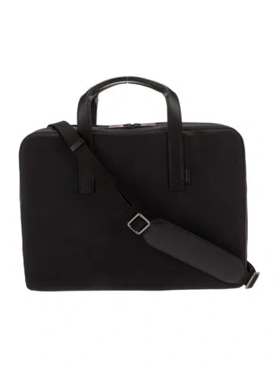 Pre-owned Away Nylon Briefcase In Black