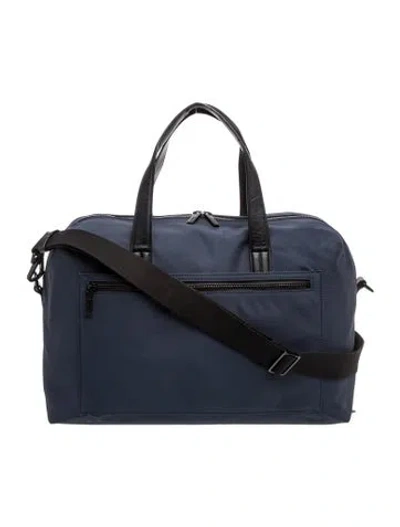 Pre-owned Away Nylon Messenger Bag In Blue