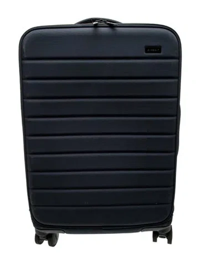 Pre-owned Away Nylon Suitcase In Blue
