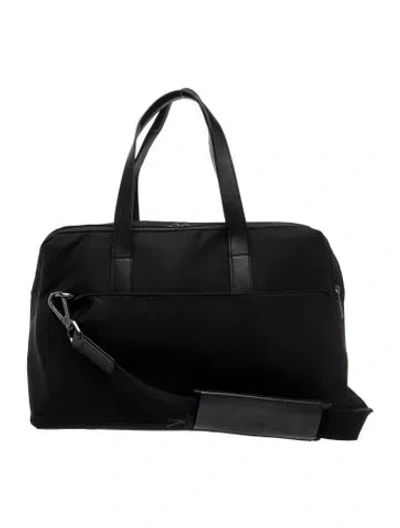 Pre-owned Away Nylon Top Handle Bag In Black