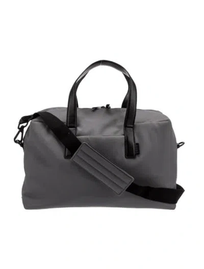 Pre-owned Away Nylon Top Handle Bag In Gray