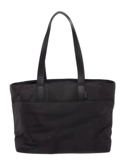 Pre-owned Away Nylon Tote In Black