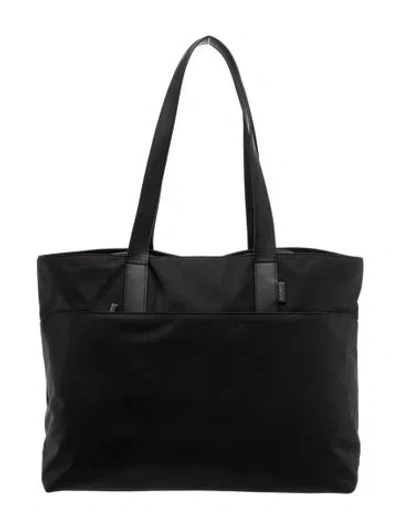 Pre-owned Away Nylon Tote In Black