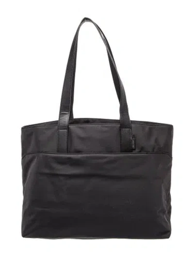 Pre-owned Away Nylon Tote In Black