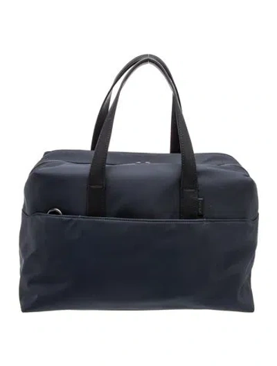 Pre-owned Away Nylon Tote In Blue