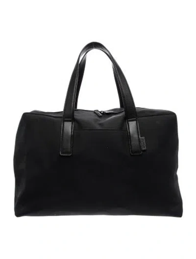 Pre-owned Away Nylon Weekender Bag In Black