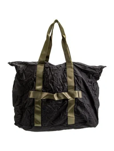 Pre-owned Away Nylon Weekender Bag In Black