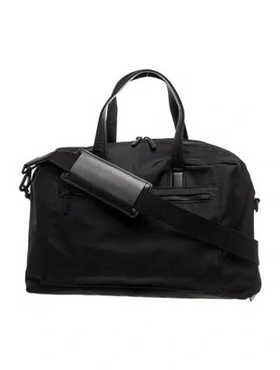 Pre-owned Away Nylon Weekender Bag In Black