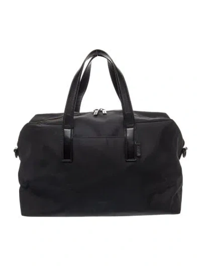 Pre-owned Away Nylon Weekender Bag In Black