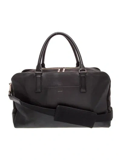 Pre-owned Away Nylon Weekender Bag In Black