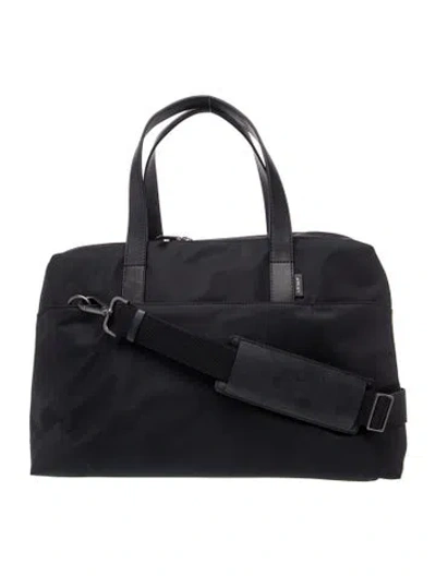 Pre-owned Away Nylon Weekender Bag In Black