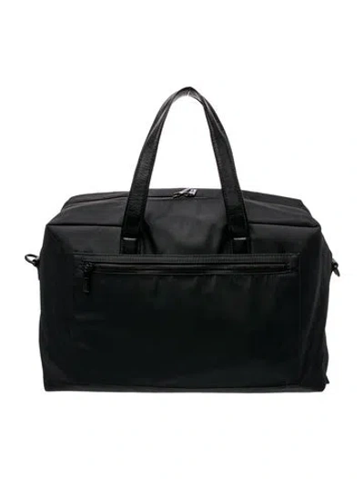 Pre-owned Away Nylon Weekender Bag In Black