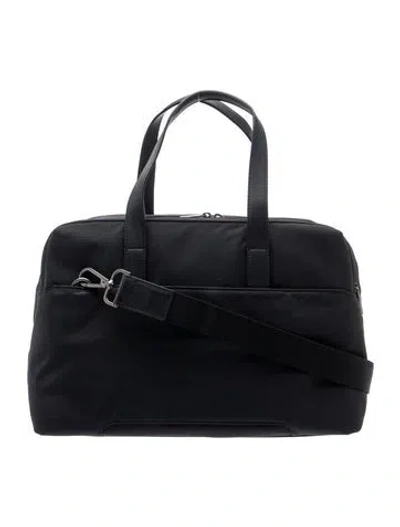 Pre-owned Away Nylon Weekender Bag In Black