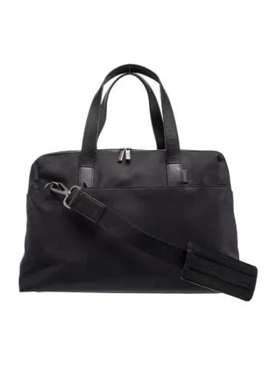 Pre-owned Away Nylon Weekender Bag In Black