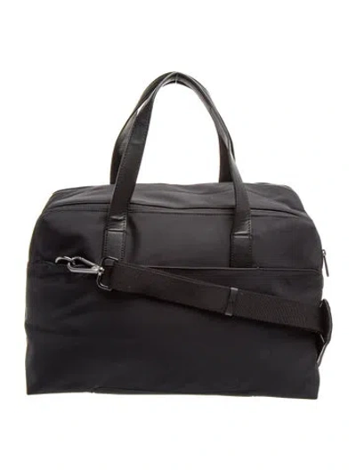 Pre-owned Away Nylon Weekender Bag In Black