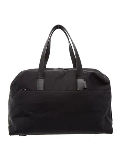 Pre-owned Away Nylon Weekender Bag In Black