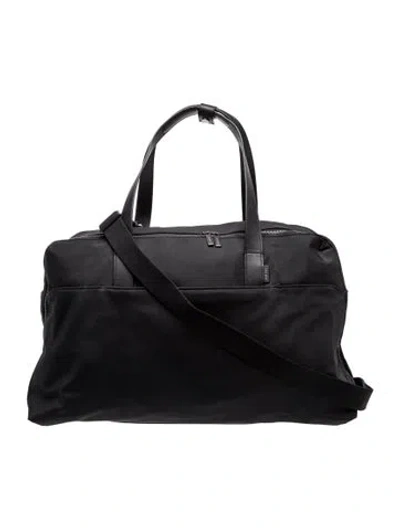 Pre-owned Away Nylon Weekender Bag In Black
