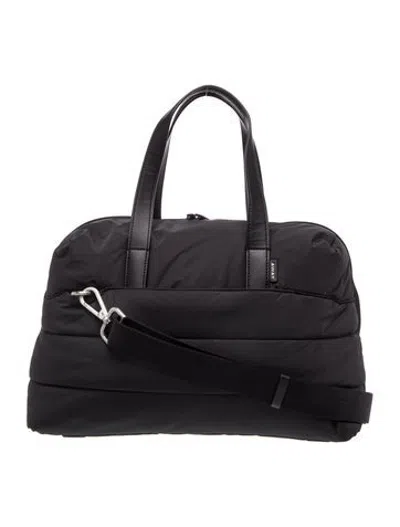 Pre-owned Away Nylon Weekender Bag In Black