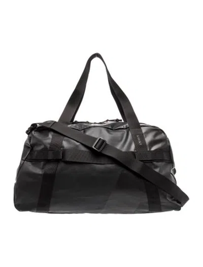 Pre-owned Away Nylon Weekender Bag In Black