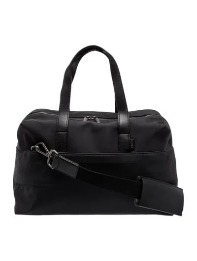 Pre-owned Away Nylon Weekender Bag In Black
