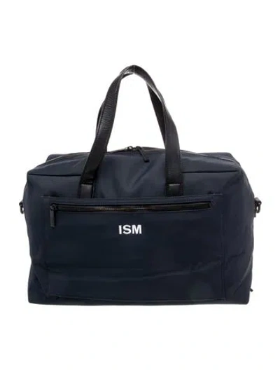 Pre-owned Away Nylon Weekender Bag In Blue