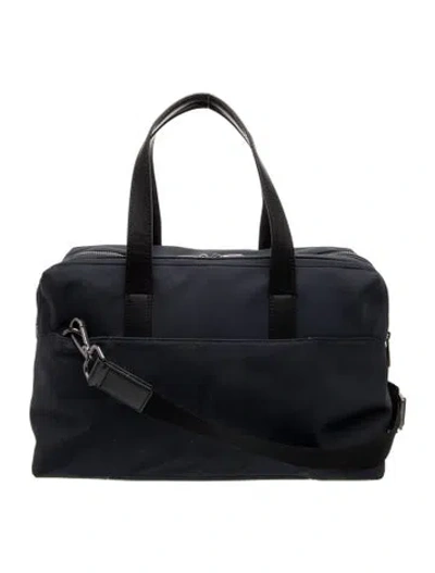 Pre-owned Away Nylon Weekender Bag In Blue