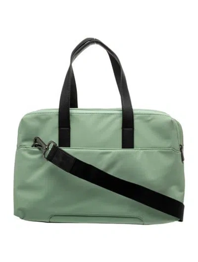 Pre-owned Away Nylon Weekender Bag In Green