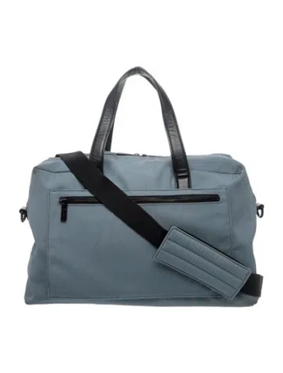 Pre-owned Away Nylon Weekender Bag In Grey