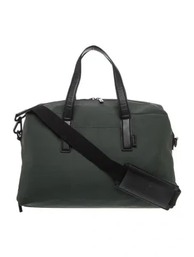 Pre-owned Away Nylon Weekender Bag In Grey