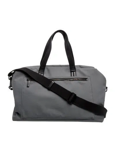 Pre-owned Away Nylon Weekender Bag In Grey
