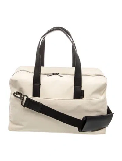 Pre-owned Away Nylon Weekender Bag In Neutrals
