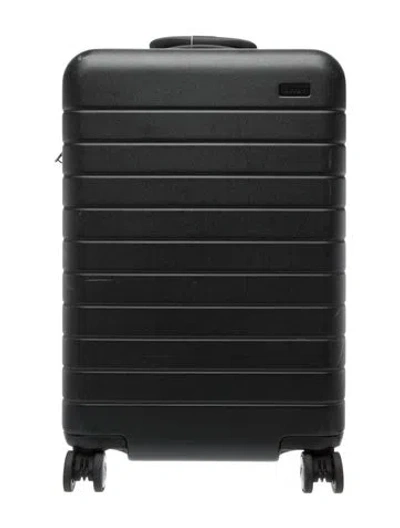 Pre-owned Away Rolling Carry-on In Black/green