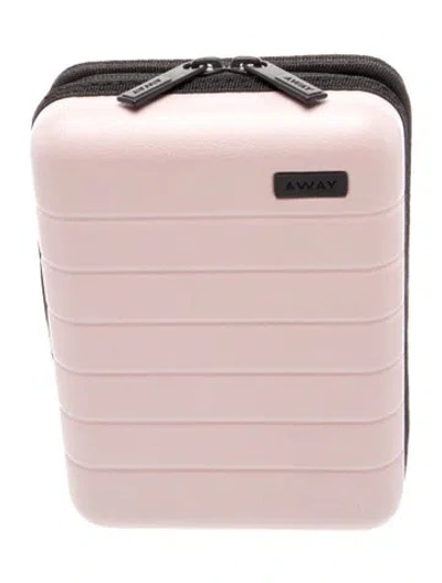 Pre-owned Away Suitcase In Pink