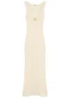 Away That Day Abaco Crochet Maxi Dress In Ecru