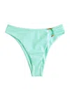 Away That Day Apalulco Metallic Bikini Briefs In Mint