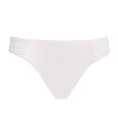 Away That Day Cannes Bikini Bottoms In White