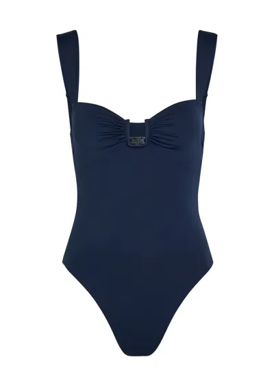 Away That Day Cannes Swimsuit In Blue